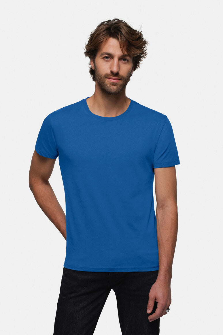 HAKRO T-Shirt Bio-Baumwolle GOTS royalblau