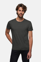 HAKRO T-Shirt Bio-Baumwolle GOTS karbongrau