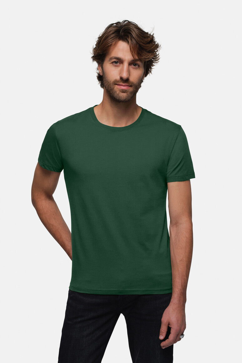 HAKRO T-Shirt Bio-Baumwolle GOTS tanne