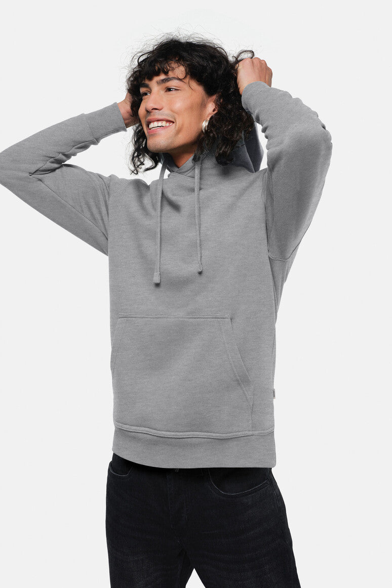 HAKRO Kapuzen-Sweatshirt Premium grau meliert