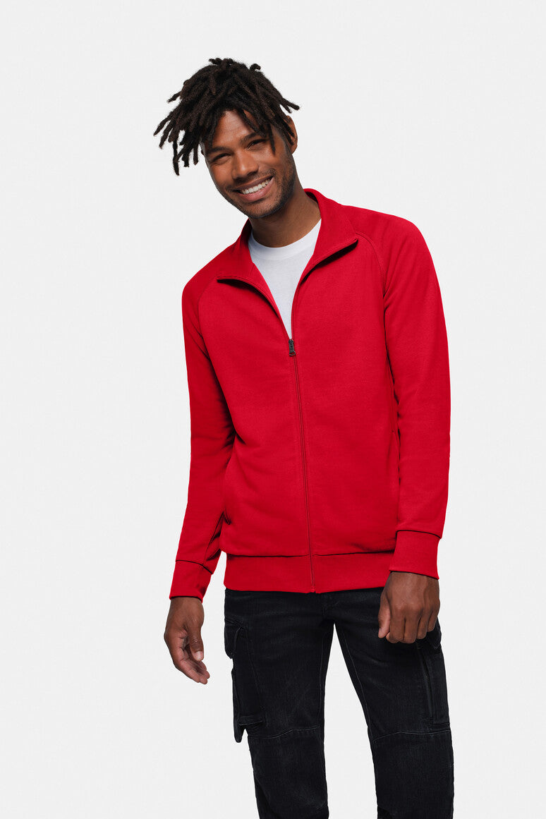HAKRO Sweatjacke College rot