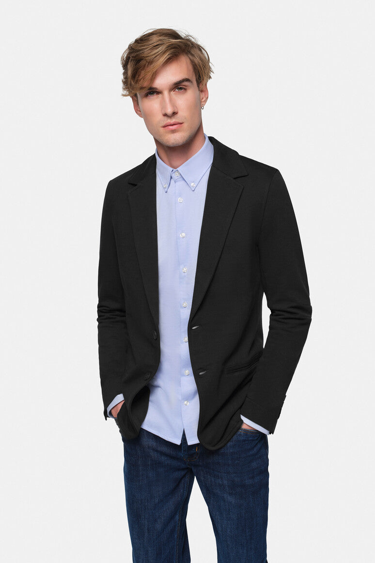 HAKRO Sweatblazer Premium schwarz