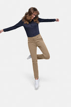 HAKRO Damen Chinohose X-Stretch khaki