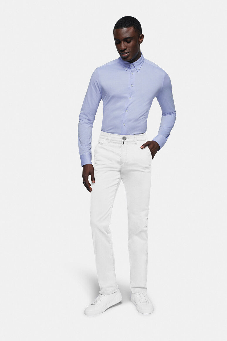 HAKRO Chinohose X-Stretch weiß