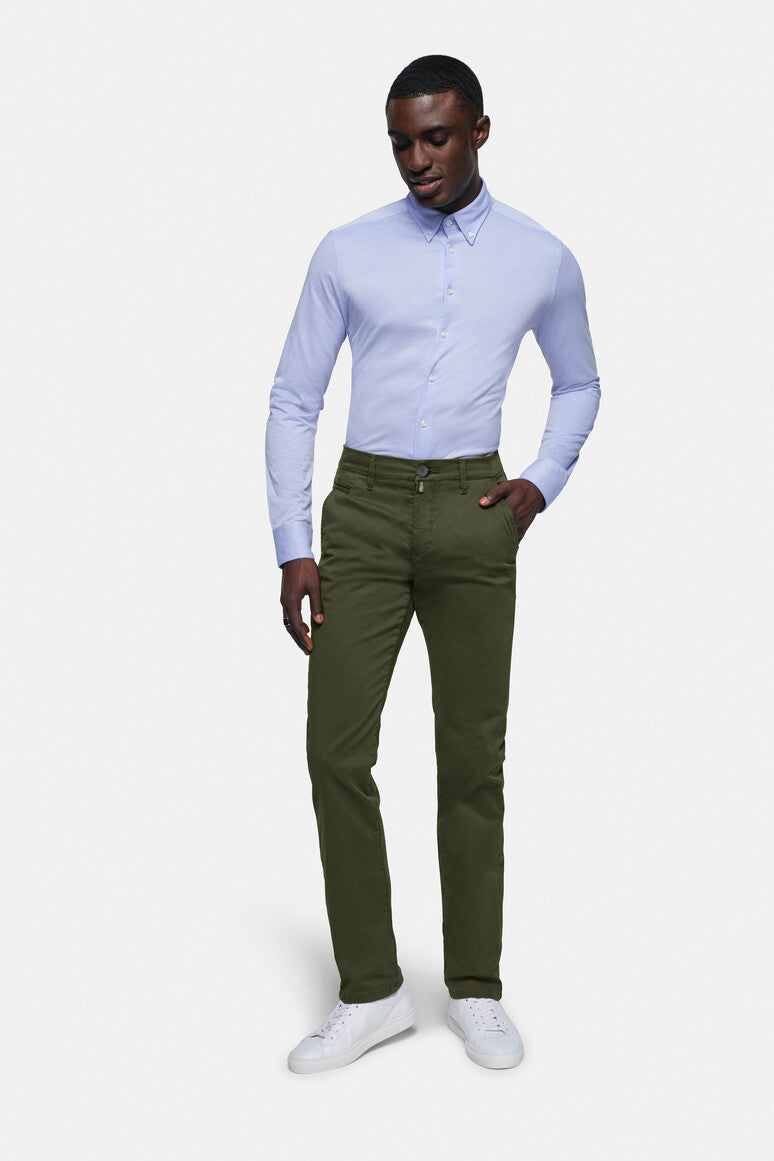 HAKRO Chinohose X-Stretch olive