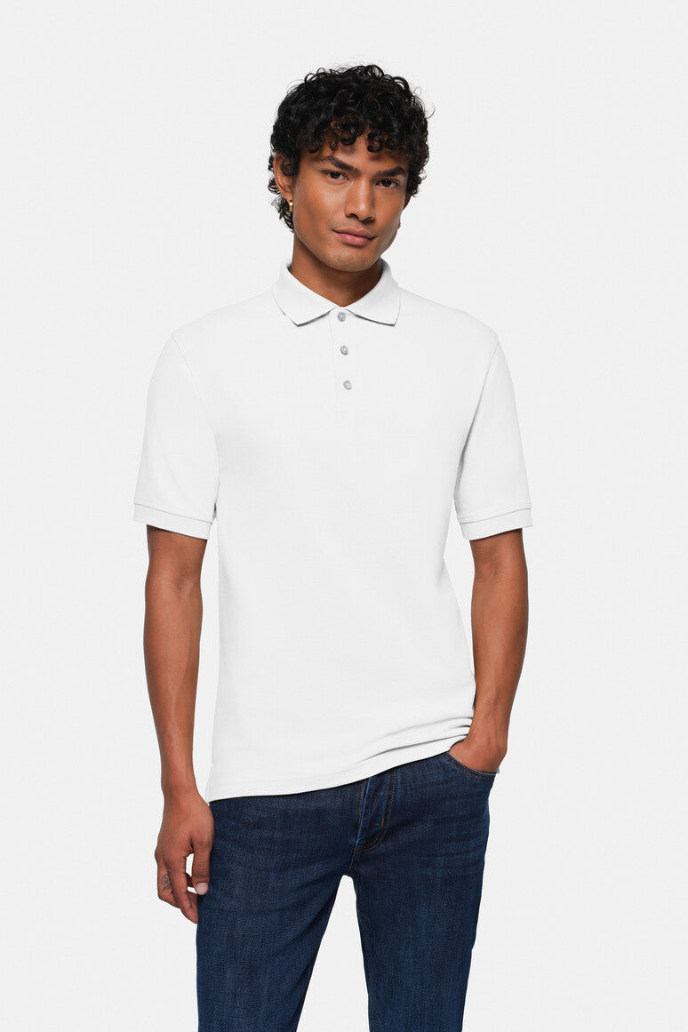 HAKRO Poloshirt Top weiß