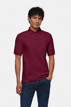HAKRO Poloshirt Top weinrot