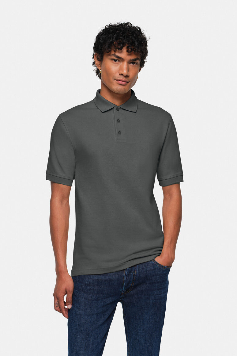 HAKRO Poloshirt Top graphit