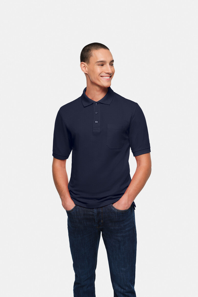 HAKRO Pocket-Poloshirt Top tinte
