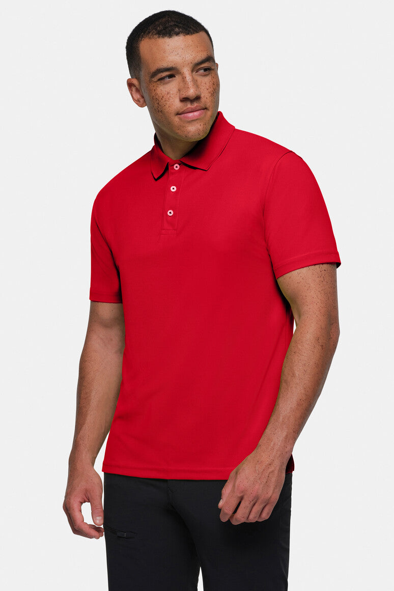 HAKRO Poloshirt COOLMAX rot