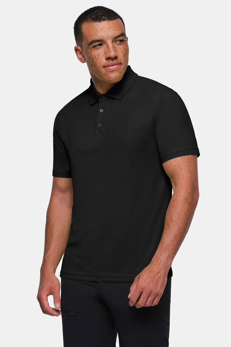 HAKRO Poloshirt COOLMAX schwarz