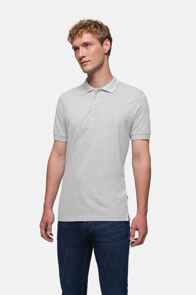 HAKRO Poloshirt Classic ash meliert