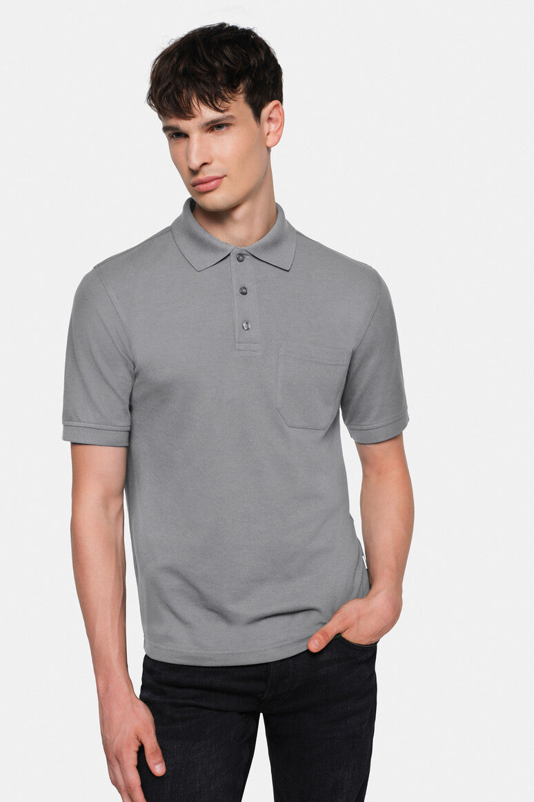 HAKRO Pocket-Poloshirt Mikralinar® titan