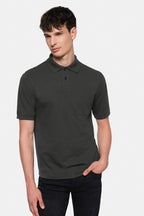 HAKRO Pocket-Poloshirt Mikralinar® karbongrau
