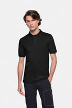 HAKRO Cotton Tec® Poloshirt schwarz