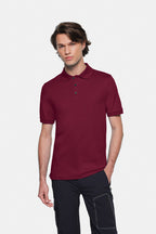 HAKRO Cotton Tec® Poloshirt weinrot