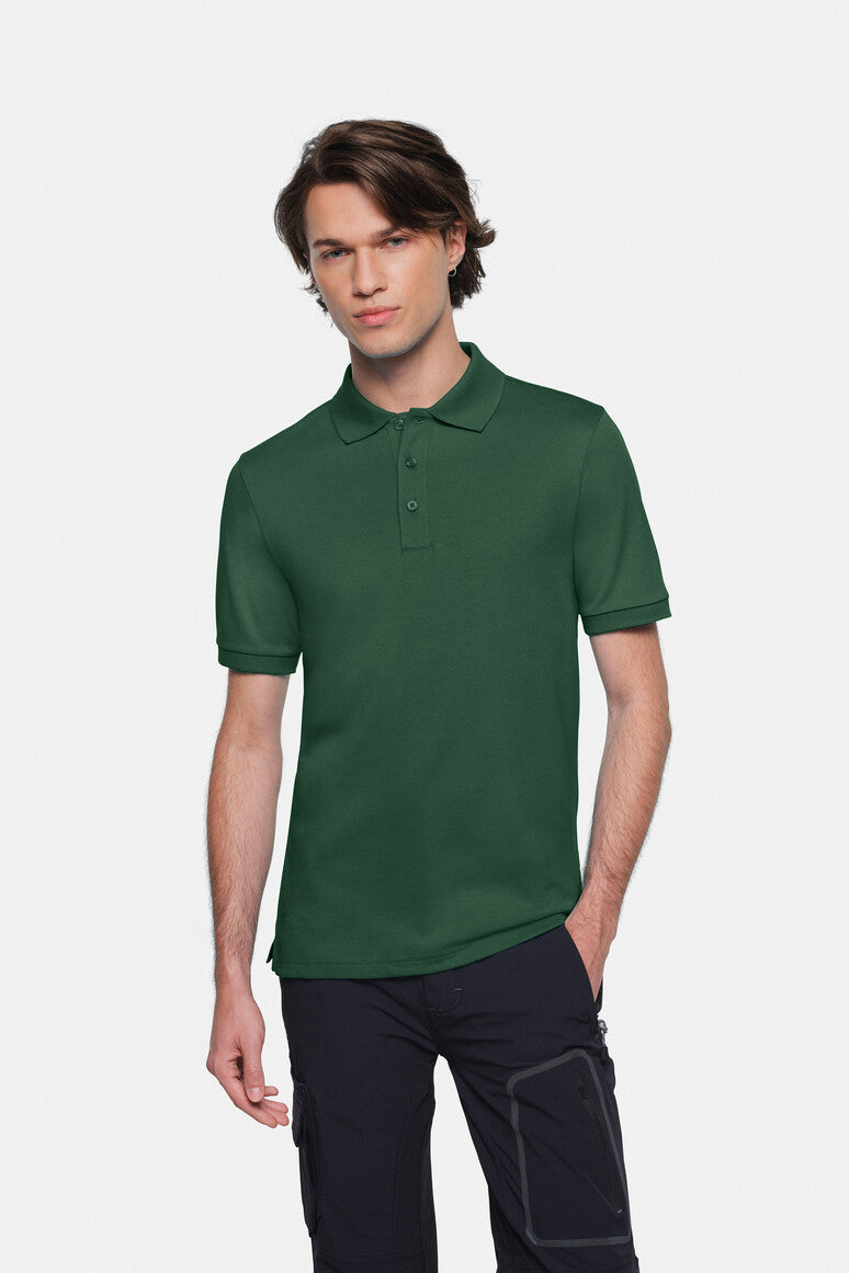 HAKRO Cotton Tec® Poloshirt tanne