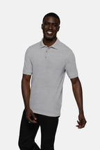 HAKRO Poloshirt Mikralinar® grau meliert