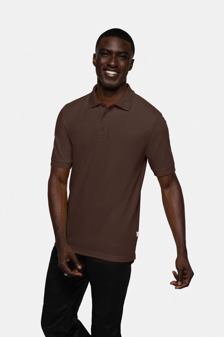 HAKRO Poloshirt Mikralinar® schokolade