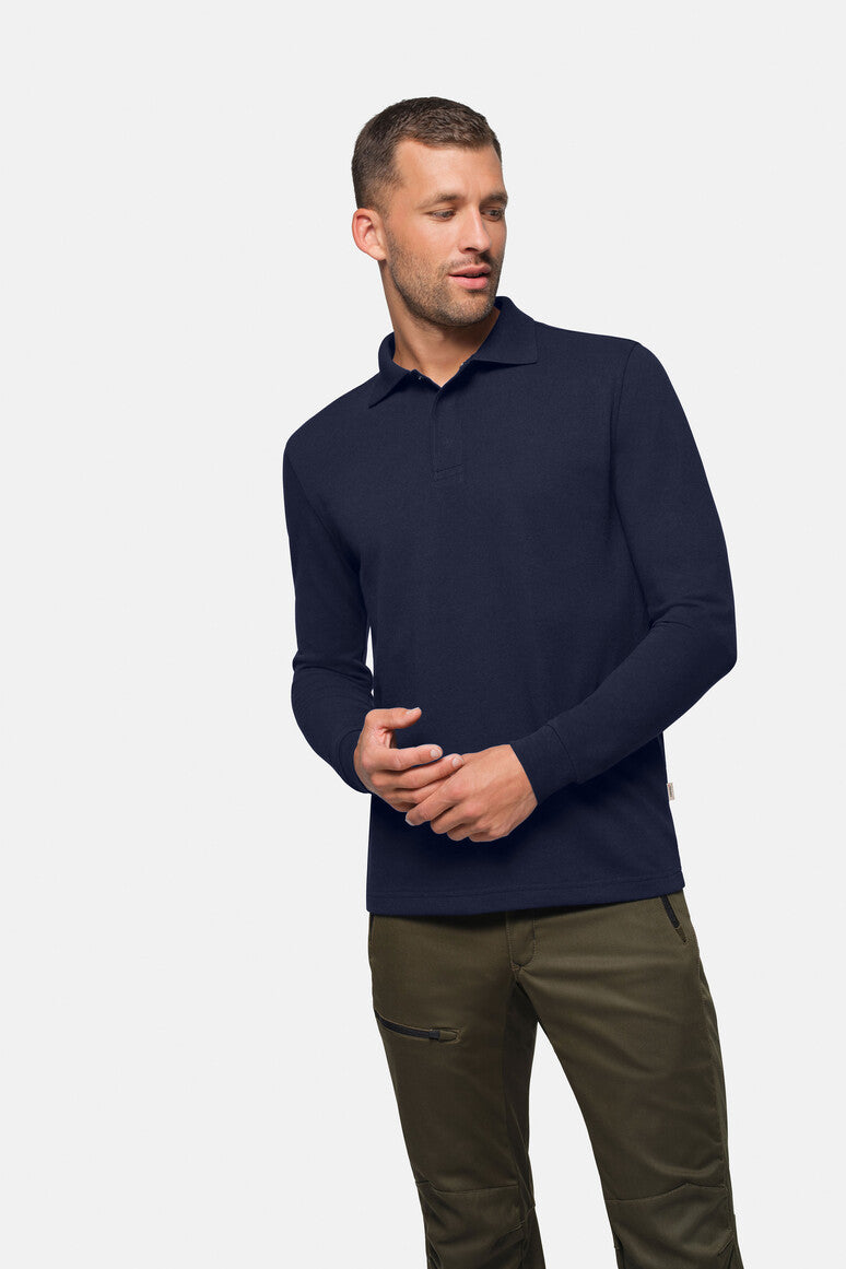 HAKRO Longsleeve-Poloshirt HACCP Mikralinar tinte