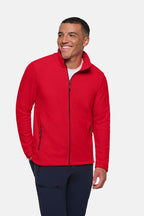 HAKRO Fleecejacke ECO rot