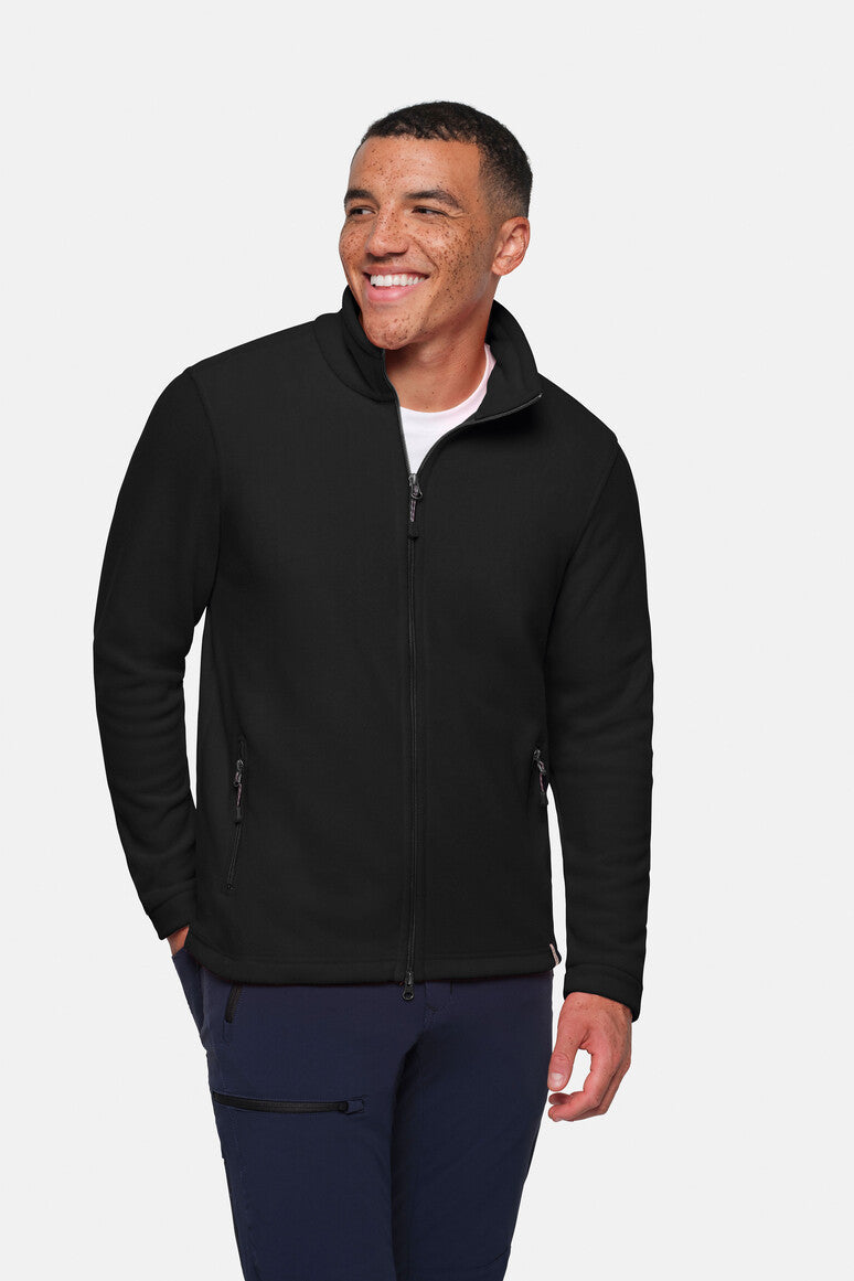 HAKRO Fleecejacke ECO schwarz