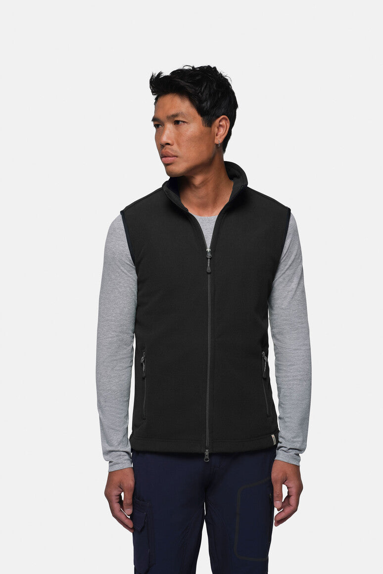 HAKRO Fleeceweste ECO schwarz