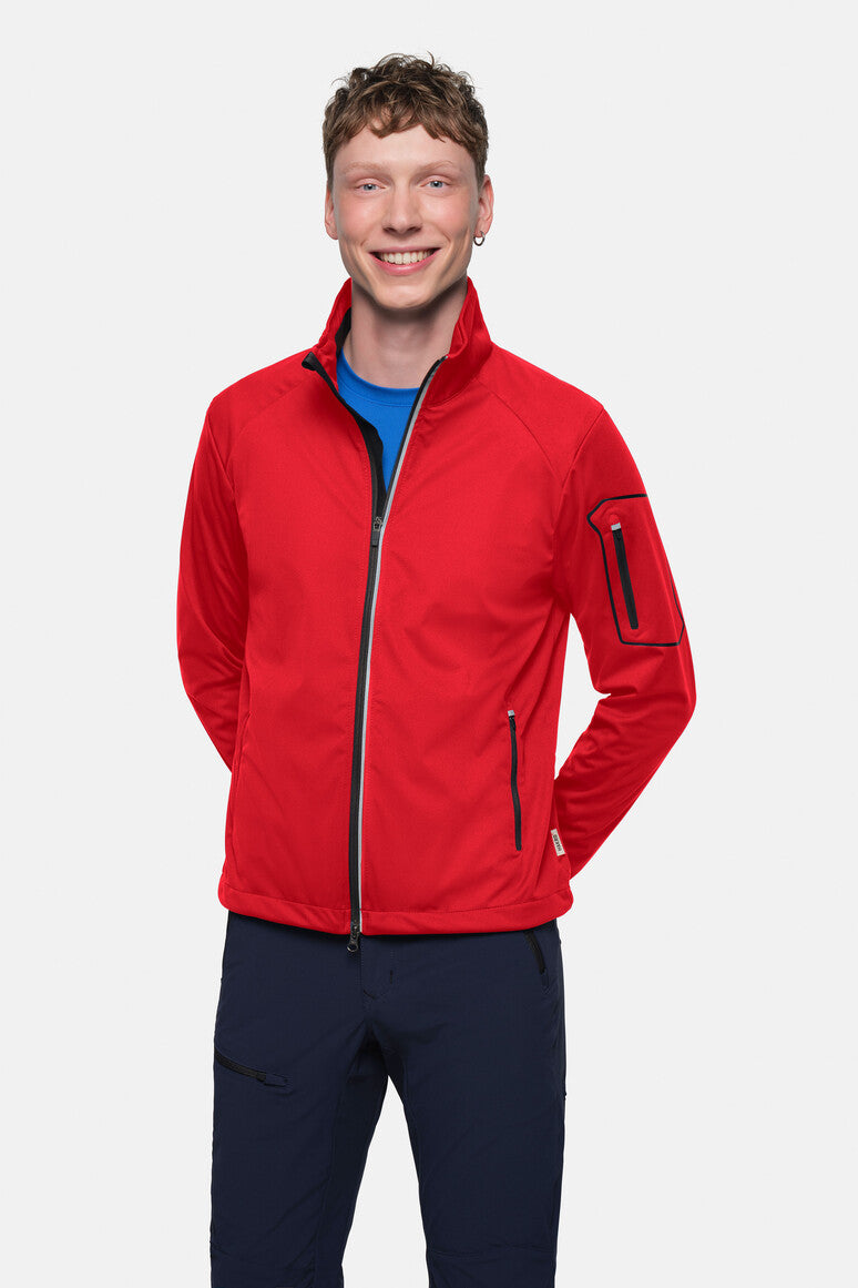 HAKRO Light-Softshelljacke Brantford rot