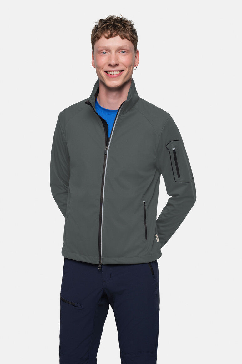 HAKRO Light-Softshelljacke Brantford anthrazit