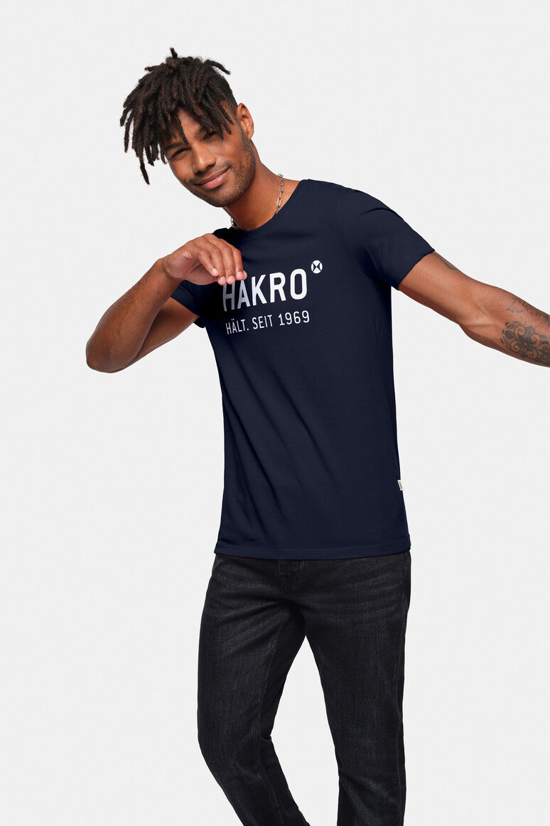 HAKRO T-Shirt Logo tinte