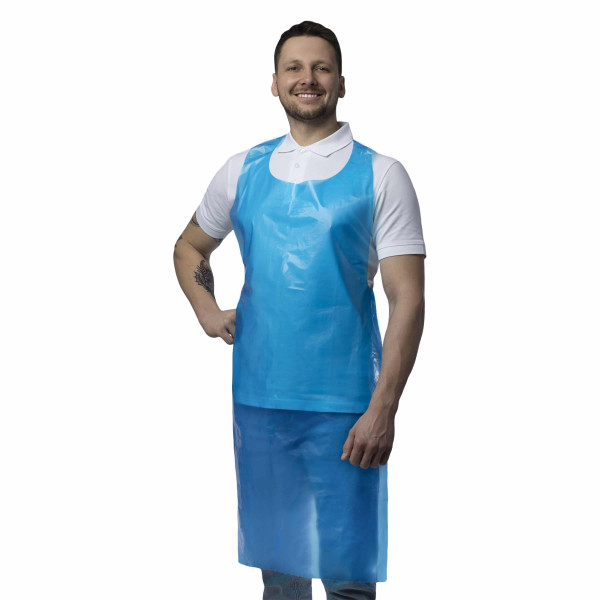 Nitras Medical PE-Schürzen 76x125cm blau | 50 Stück