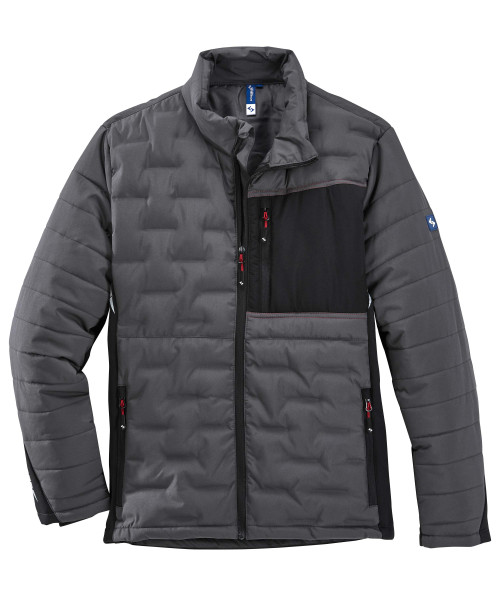Scheibler Professional Steppjacke gefüttert grau/schwarz - Winterarbeitsjacke
