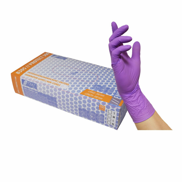 Nitras Medical Nitril Einweghandschuhe PROTECT 300 100er Box