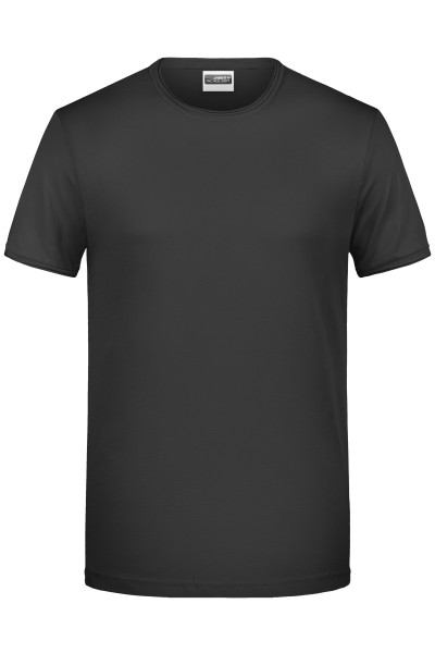 Männer T-Shirt mit trendigem Rollsaum