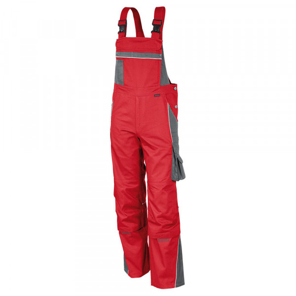 Latzhose Pro rot - Qualitex