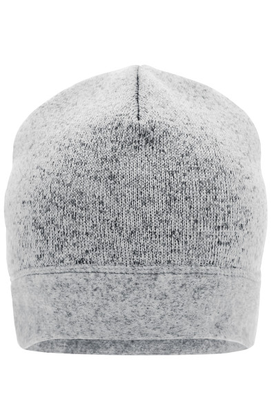 Strickmütze in Melangeoptik