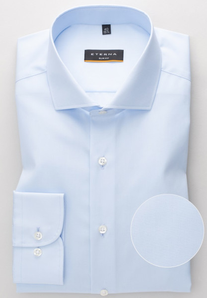 Businesshemd Slim fit hellblau - Eterna