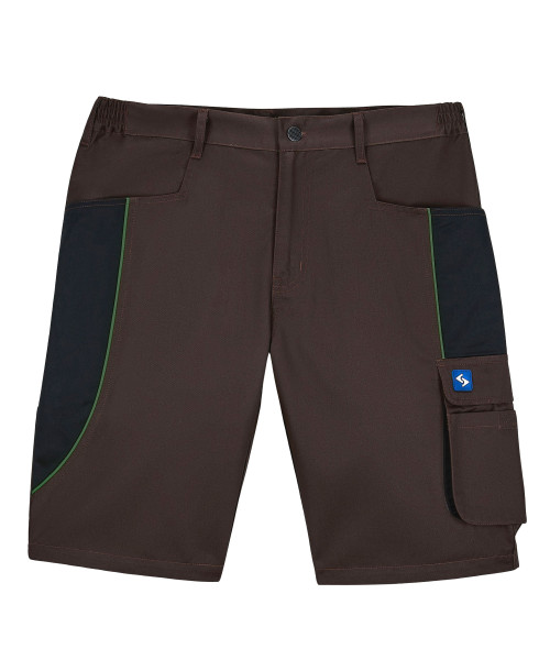 Scheibler Active Arbeitsshorts maronenbraun/schwarz