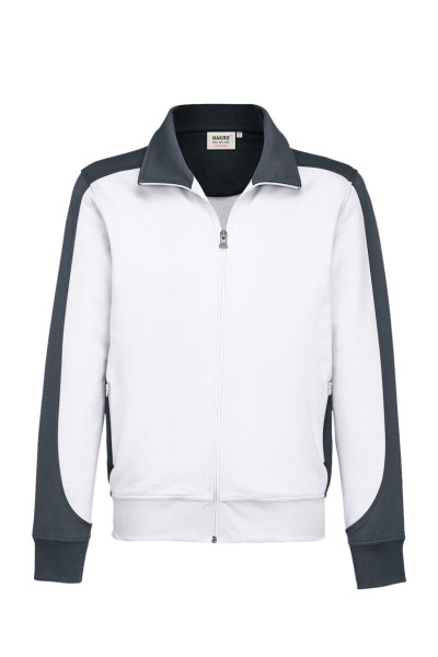 HAKRO Sweatjacke Contrast MIKRALINAR®