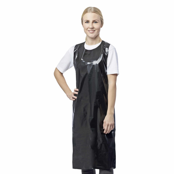 Nitras Medical PE-Schürze 76 x 125 cm schwarz 50 Stück