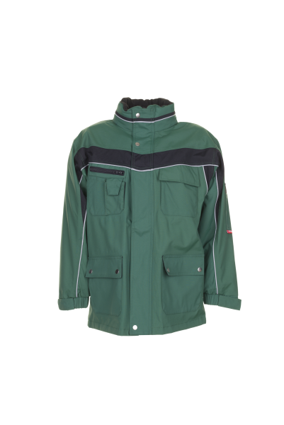 Planam Allwetterjacke Plaline grün/schwarz