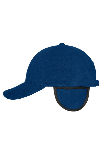 Wärmendes Fleece-Cap mit ausklappbarem Ohrenschutz