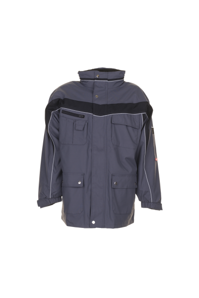 Planam Allwetterjacke Plaline schiefer/schwarz
