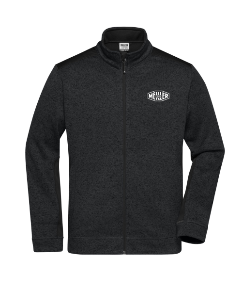 Strickfleece Jacke mit MEILLER Stick