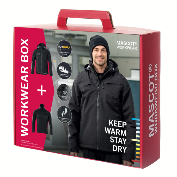 Mascot Kampagnen-Box 1x Hardshelljacke + 1x Fleecejacke