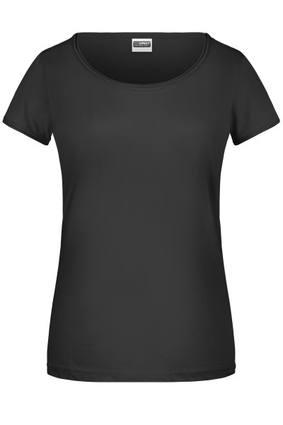 Damen T-Shirt mit trendigem Rollsaum