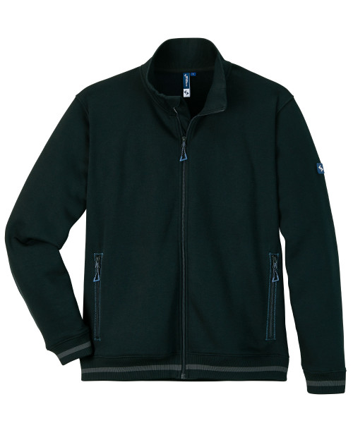 Scheibler workwear Expansible Sweatjacke Herren schwarz
