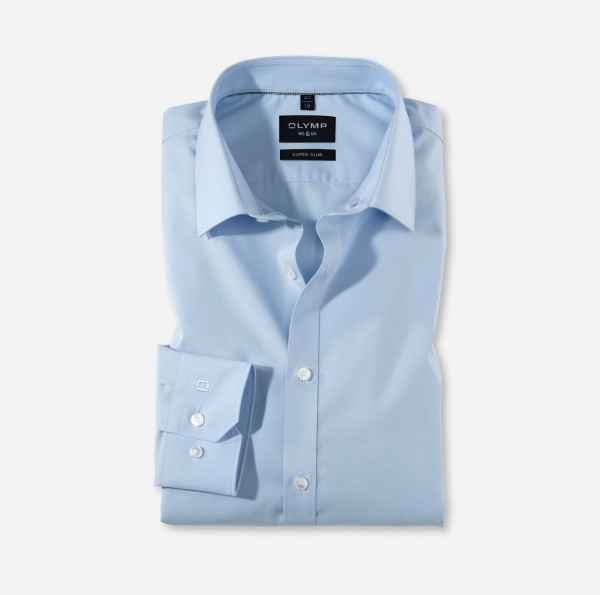 Olymp - No. Six Businesshemd, super slim, Urban Kent, Hellblau