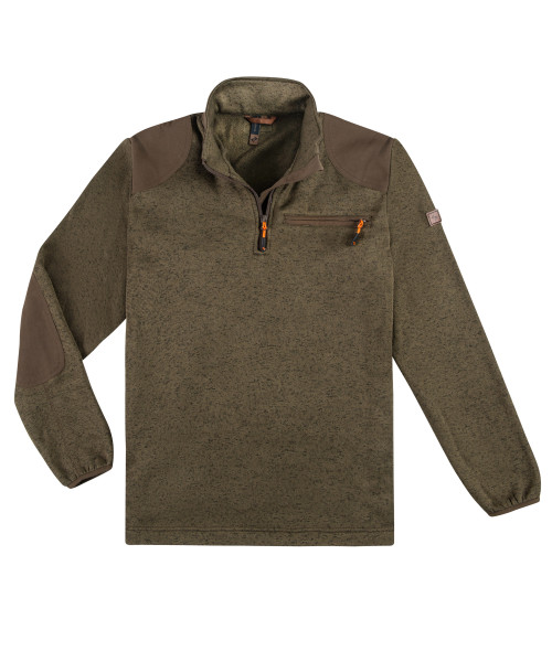 Scheibler Hunt & Nature Troyer Pullover Klausenstein Herren oliv-meliert