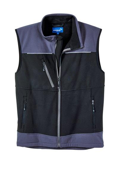 Scheibler Active Softshellweste schwarz/anthrazit